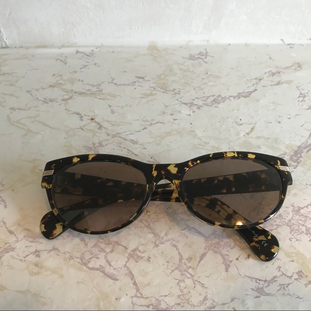 Oliver Peoples-Cat Eye Leopard SunglassesFrame